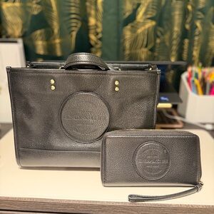 Coach Dempsey Carryall Bag & Dempsey Large Phone Wallet